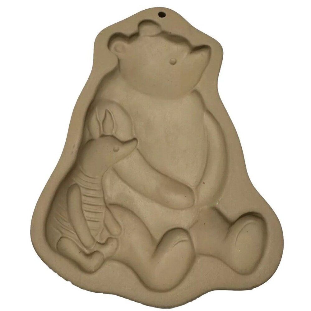 VTG Brown Bag Cookie Art Press Hill Design Mold Winnie The Pooh Piglet Disney